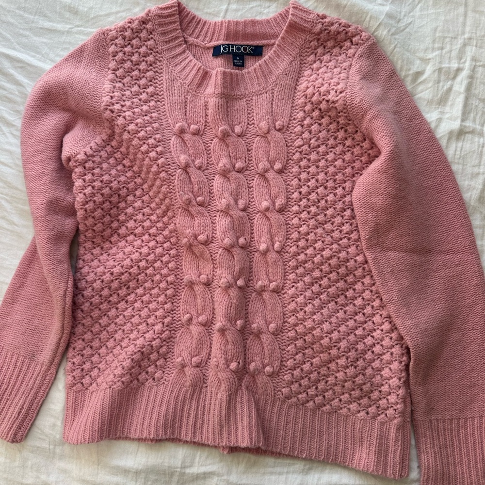 JG Hook 100% Wool Sweater in Size M - Picture 2 of 4